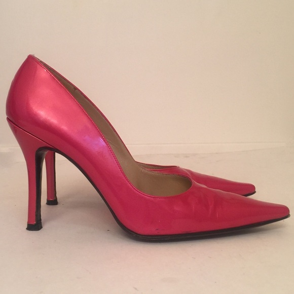 Stuart Weitzman Pink Pointed Toe Pumps Heels - Picture 2 of 7